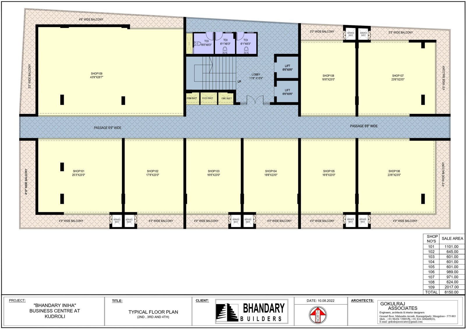 Typical floor plan