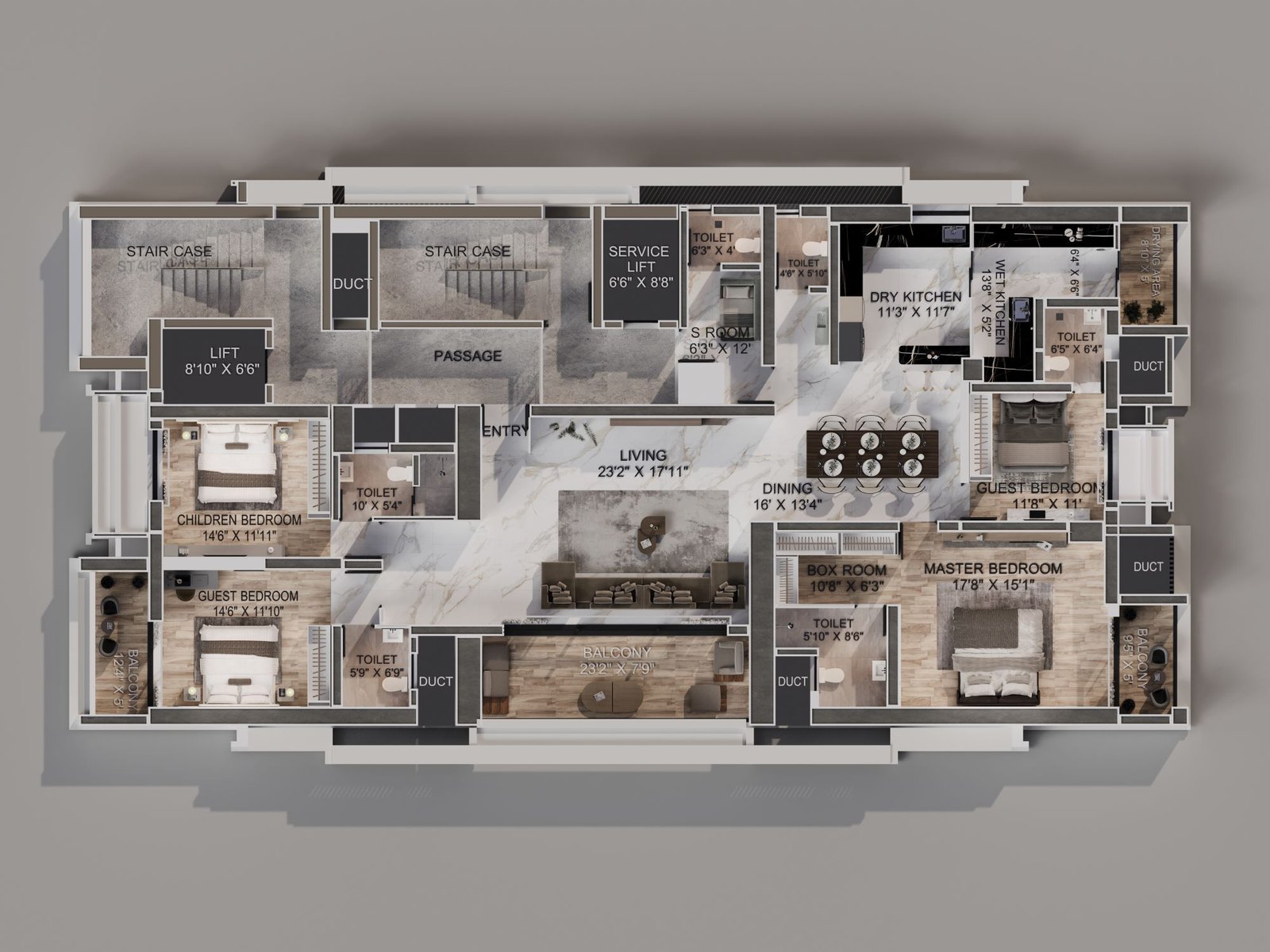 Typical floor plan